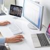 マルチペアリング Bluetoothキーボード テンキーあり Windows macOS iOS Android 各OS対応 USB充電式 ホワイト