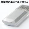 【アウトレット】USBメモリ 4GB USB2.0 USB Aコネクタ キャップ式 アルミボディ シルバー