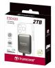 ポータブルSSD 2TB MagSafe対応 USB-C接続 USB 20Gbps 最大2000MB/s  グレー Transcend ESD420