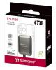 ポータブルSSD 4TB MagSafe対応 USB-C接続 USB 20Gbps 最大2000MB/s  グレー Transcend ESD420