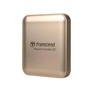 ポータブルSSD 4TB MagSafe対応 USB-C接続 USB 20Gbps 最大2000MB/s  ゴールド Transcend ESD420