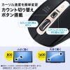 静音Bluetoothマウス Bluetooth5.0 ブルーLEDセンサー 5ボタン カウント切り替え800/1200/1600 静音ボタン