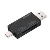 SDカードリーダー microSDカード USB A USB Type-Cコネクタ Androidスマホ タブレット Mac Windows
