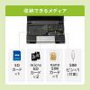 メディアケース付き SD/microSDカードリーダー USB 3.1 Gen1 USB A USB Type-Cコネクタ