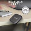 ポータブルSSD 2TB MagSafe対応 USB-C接続 USB 20Gbps 最大2000MB/s  グレー Transcend ESD420