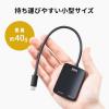 USB Type-C HDMI 変換アダプタ 8K/60Hz 4K/144Hz HDR USB PD100W ケーブル長20cm ブラック