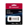 Transcend スティック型SSD 1TB USB Type-C USB 10Gbps USB3.2 Gen2 シルバー ESD300