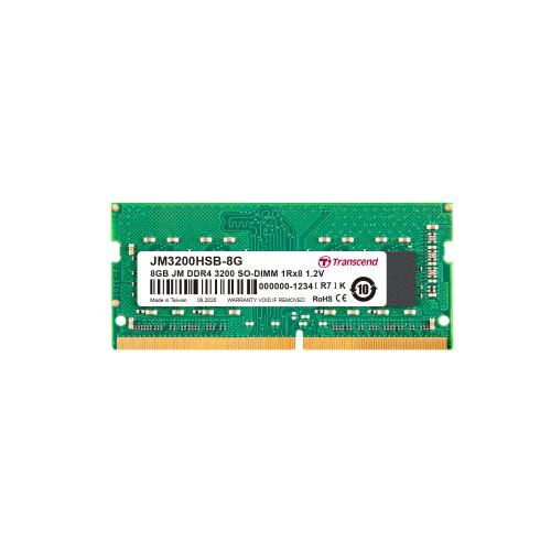 ノートPC用メモリ 8GB DDR4-3200 PC4-25600 SO-DIMM Transcend製