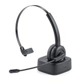 【アウトレット】Bluetooth ヘッドセット 片耳 マイク ミュート機能 充電台付 スタンド付属 ハンズフリー ワイヤレスヘッドセット 通話 コールセンター テレワーク