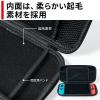 【在庫限り】Nintendo Switch専用セミハードケースセット 画面保護ガラスフィルム クリーニングクロス付き ブラック