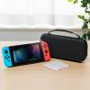 【在庫限り】Nintendo Switch専用セミハードケースセット 画面保護ガラスフィルム クリーニングクロス付き ブラック