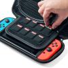 【在庫限り】Nintendo Switch専用セミハードケースセット 画面保護ガラスフィルム クリーニングクロス付き ブラック
