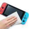 【在庫限り】Nintendo Switch専用セミハードケースセット 画面保護ガラスフィルム クリーニングクロス付き ブラック
