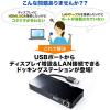 【在庫限り】USB3.0ドッキングステーション USB A接続 HDMI VGA USBハブ ギガビット対応LANポート Windows専用