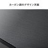 【在庫限り】ゲーミングデスク  幅120cm 奥行60cm カーボン調天板 レッドフレーム