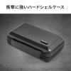 セミハード ガジェットポーチ ブラック