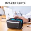 セミハード ガジェットポーチ ブラック