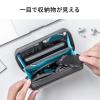 セミハード ガジェットポーチ ブラック
