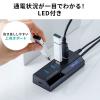 【在庫限り】スマホ充電ポート付きUSBハブ USB 3.2 Gen1 USB A×4 USB-C×1 USB Type-C変換アダプタ付き セルフパワー