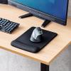 【アウトレット】ジェルリストレスト付きマウスパッド ブラック