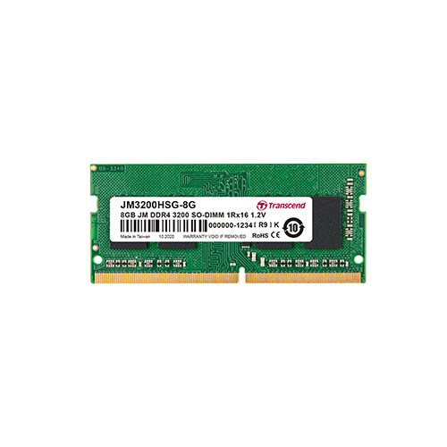 ノートPC用メモリ DDR4-3200 PC4-25600 SO-DIMM 8GB Transcend