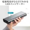 モバイルバッテリー 22800mAh AC出力対応 コンセント付き 65W ノートパソコン USB充電 83.22Wh
