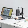 【在庫限り】デジタル顕微鏡 USB接続 倍率280倍 オートフォーカス 遠距離撮影 レンズ角度調整可能