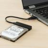 SATA-USBタイプA変換ケーブル USB3.0 USB3.1 Gen1 2.5インチ UASP対応 SSD HDD