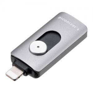 【アウトレット】Piconizer 4 256GB USBメモリ グレー Lightning USB Type-C iPhone Android 対応 MFi認証品