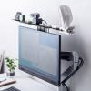 モニター上棚 VESA固定式 カメラ LEDライト 撮影機材 取り付け用シェルフ 幅40から69cm 耐荷重3kg