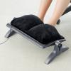 あったかフットレスト フットウォーマー 高さ 角度調整 デスク用 足置き台