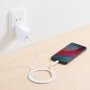 断線しにくい USB-C Lightningケーブル 1m 高耐久メッシュケーブル Apple MFi認証品 ホワイト