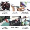 【在庫限り】電動エアダスター 充電式 4段階風量調整 ガス不使用 自動噴射/手動噴射 シリコンノズル付き アルミ製 レッド