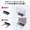 ノートPC縦置きスタンド型 ドッキングステーション 6in1 USB-C接続 HDMI×2 USB PD100W LAN端子