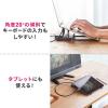 ノートPC縦置きスタンド型 ドッキングステーション 6in1 USB-C接続 HDMI×2 USB PD100W LAN端子