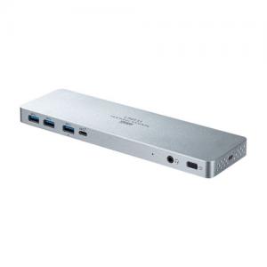 【処分特価】USB Type-C ドッキングステーション 据え置きタイプ PD/60W対応 4K対応 9in1 HDMI×2 DisplayPort×2 Type-C×1 USB3.0×4 LAN