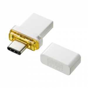 USBメモリ 16GB USB 5Gbps USB A USB Type-C デュアルコネクタ ホワイト