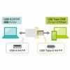 USBメモリ 32GB USB 5Gbps USB A USB Type-C デュアルコネクタ ホワイト