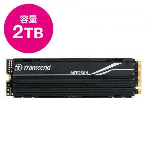 M.2 SSD 2TB PCIe Gen4×4  NVMe 3D NAND Transcend MTE250H PS5対応