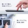 【アウトレット】Bluetoothタッチパッド 振動機能つき ジェスチャー14種 Windows専用 ガンメタリック