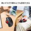 【在庫限り】LUNA Bluetoothトラックボールマウス 親指操作 光学式センサー