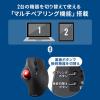 【在庫限り】LUNA Bluetoothトラックボールマウス 親指操作 光学式センサー
