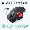 【在庫限り】LUNA Bluetoothトラックボールマウス 親指操作 光学式センサー
