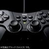 16ボタン ゲームパッド 全ボタン連射対応 Xinput対応 振動機能付 日本製高耐久シリコンラバー使用 Windows専用 マットブラック