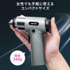 コンパクト電動ドライバー コードレス USB充電式 LEDライト内蔵 ビット30種つき