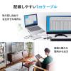 ドッキングステーション USB-C HDMI 4K L字が使いやすい ケーブル長1m  有線LAN対応 モバイルドッキングステーション
