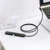 ドッキングステーション USB-C HDMI 4K L字が使いやすい ケーブル長1m  有線LAN対応 モバイルドッキングステーション