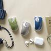 Bluetoothマウス 小型 3ボタン 静音ボタン マルチペアリング カウント切り替え ネイビー