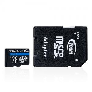 microSDXCカード 128GB UHS-I U3 V30 SDカード変換アダプタ付き Nintendo Switch対応 Team製