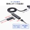 【アウトレット】USB Type-C ドッキングステーション モバイルタイプ PD60W対応 4K対応 4in1 HDMI Type-C USB3.2 USB2.0 ケーブル1m